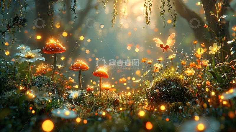 高清大图下载【趣麦麦图】梦幻森林