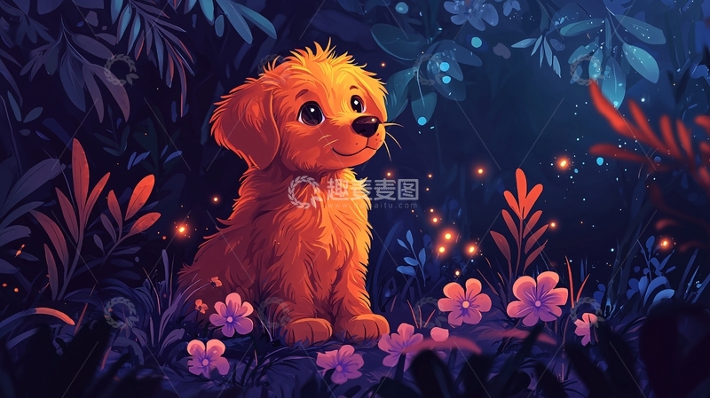 高清大图下载【趣麦麦图】小狗