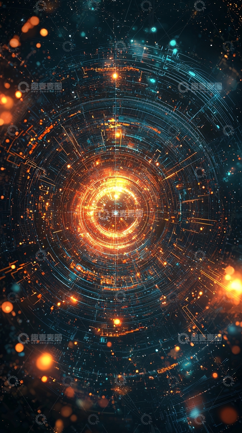 高清大图下载【趣麦麦图】宇宙星云科技感