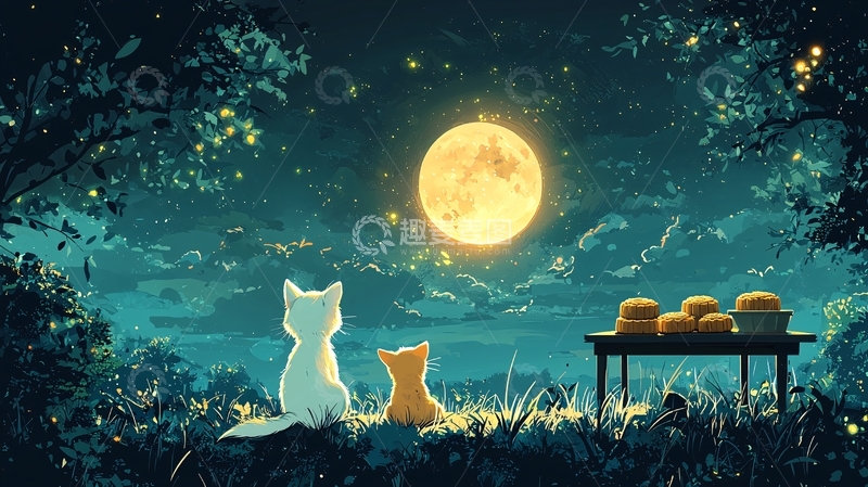 高清大图下载【趣麦麦图】夜晚