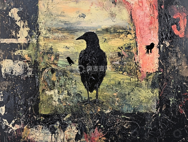 高清大图下载【趣麦麦图】抽象油画