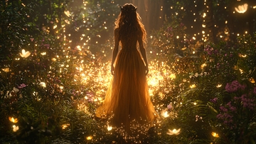 光影森林仙女长裙