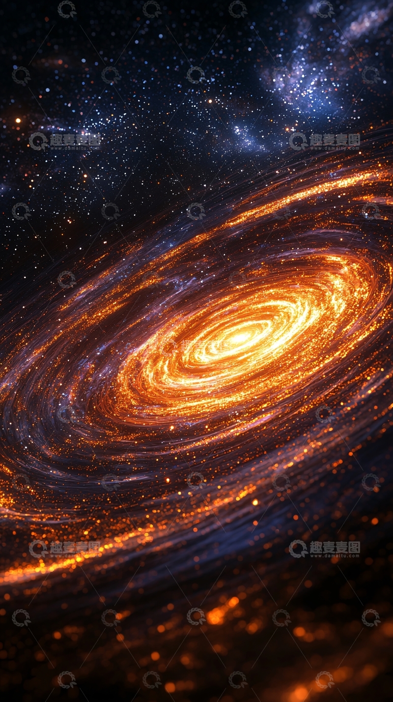 高清大图下载【趣麦麦图】宇宙星云漩涡