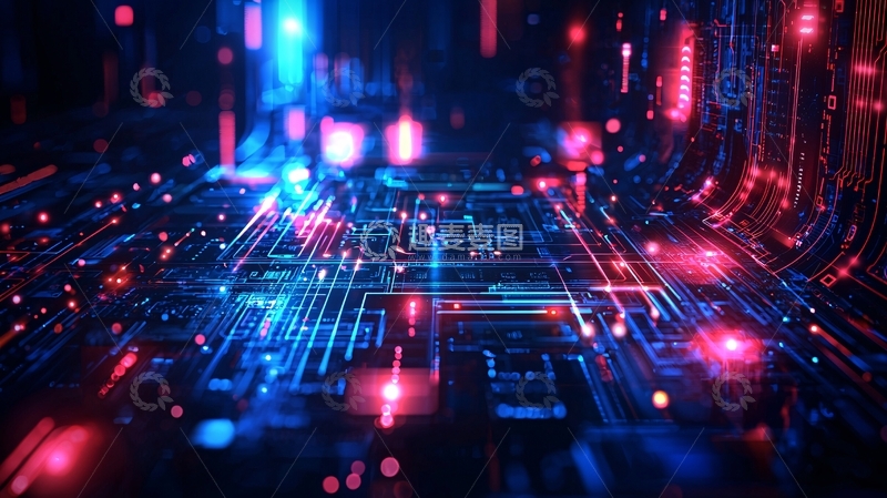 高清大图下载【趣麦麦图】科技感炫酷电路板