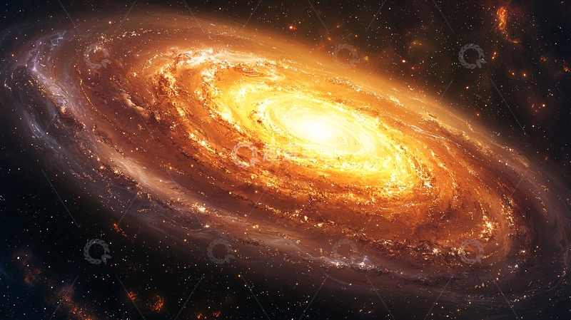 高清大图下载【趣麦麦图】璀璨星河旋涡星系