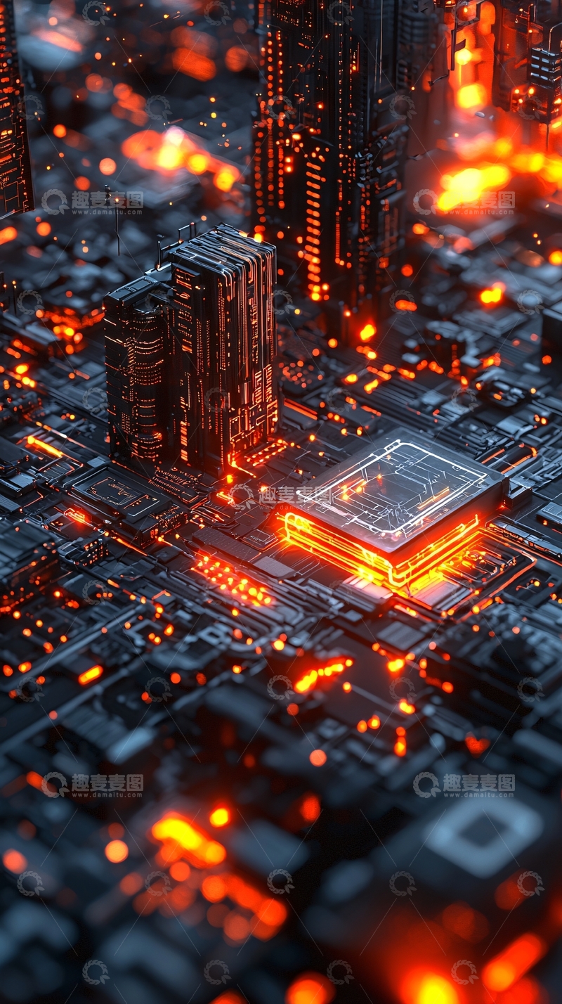 高清大图下载【趣麦麦图】未来科技感城市