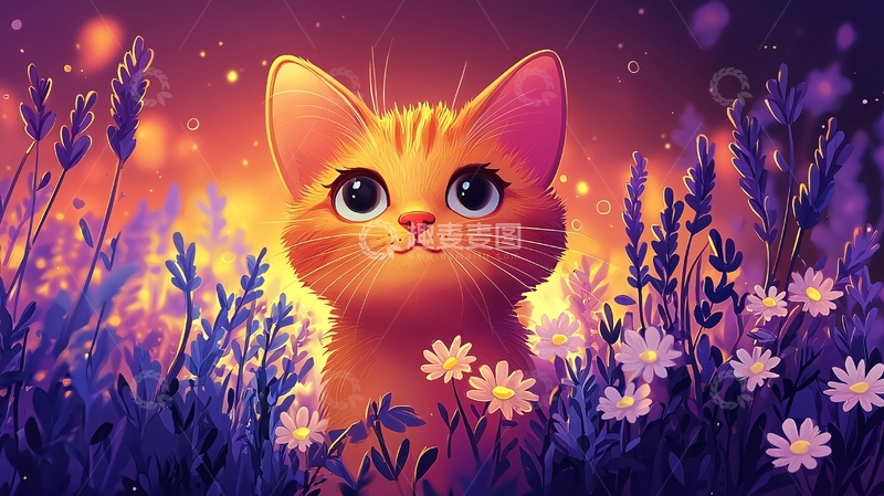 高清大图下载【趣麦麦图】橘猫
