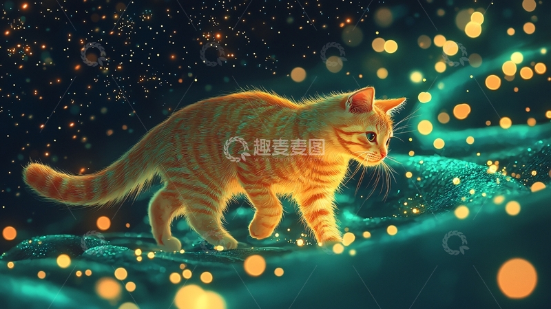 高清大图下载【趣麦麦图】橘猫