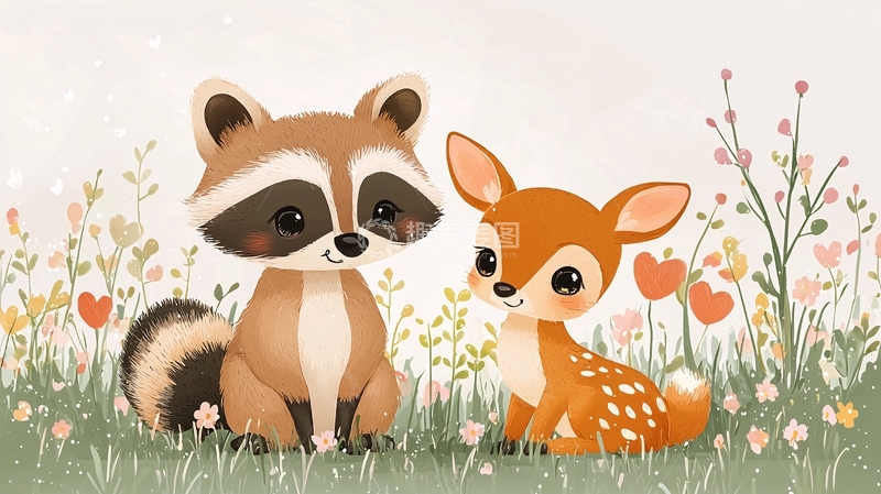 高清大图下载【趣麦麦图】浣熊15