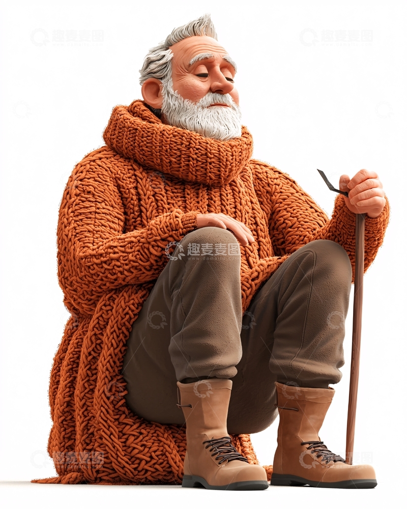 高清大图下载【趣麦麦图】老年人