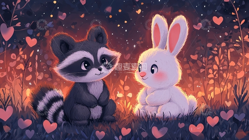 高清大图下载【趣麦麦图】浣熊12