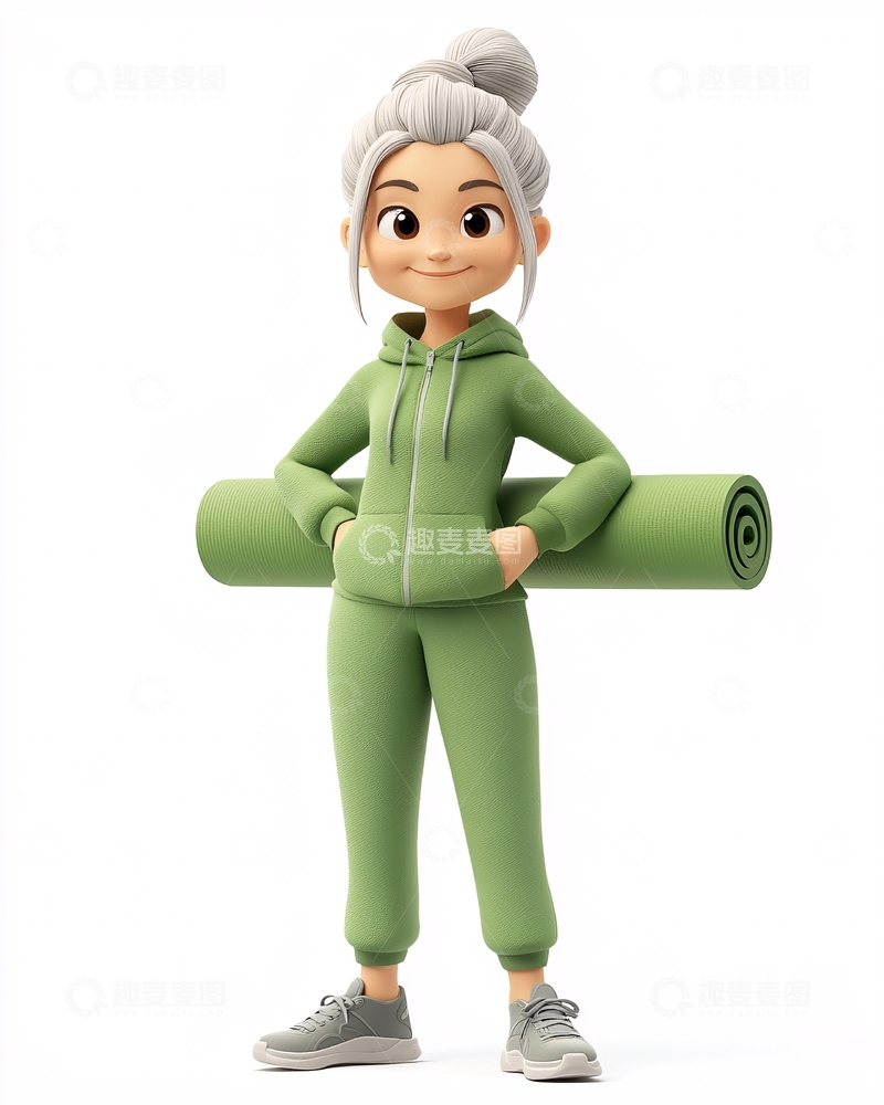 高清大图下载【趣麦麦图】卡通女孩121