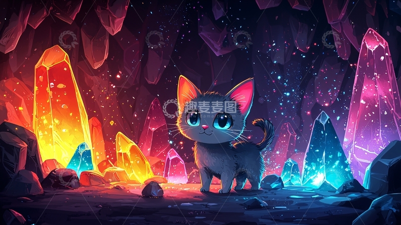 高清大图下载【趣麦麦图】水晶洞穴
