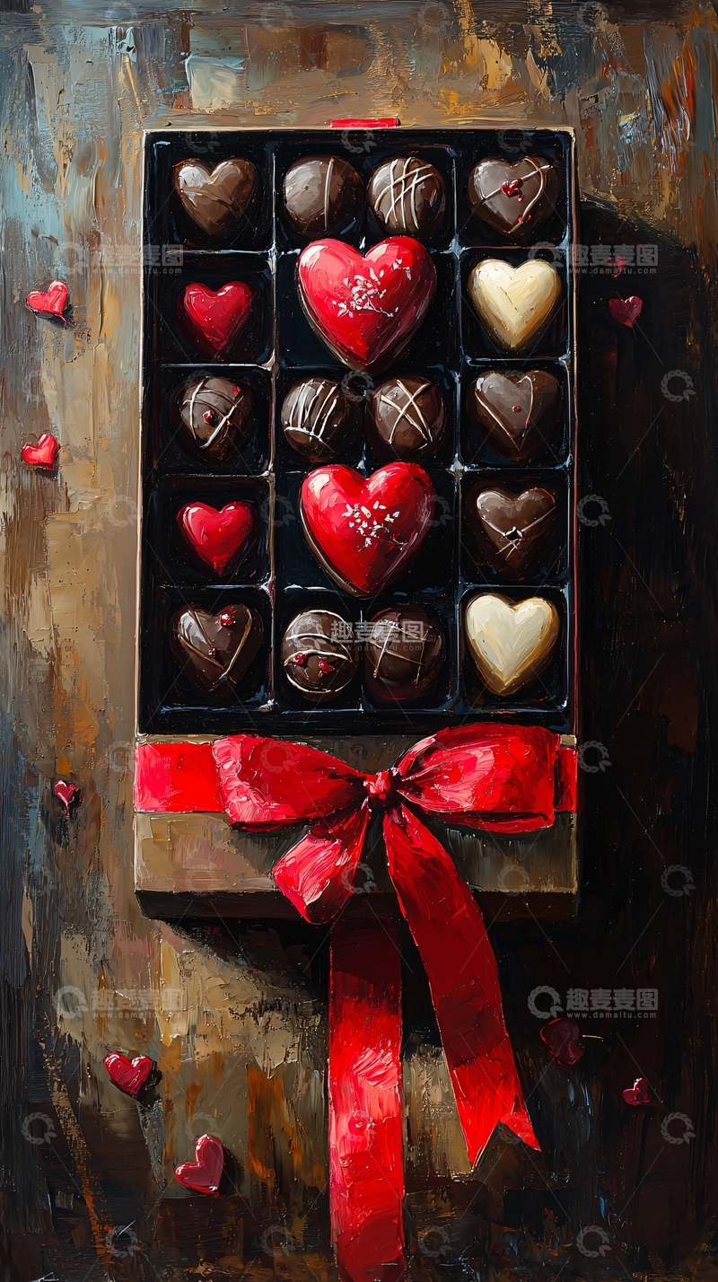 高清大图下载【趣麦麦图】巧克力礼盒