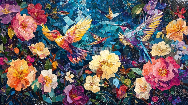 高清大图下载【趣麦麦图】蜂鸟