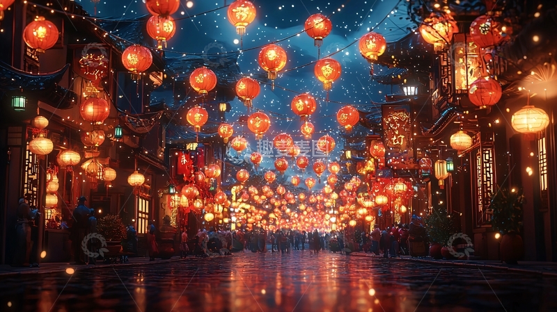 高清大图下载【趣麦麦图】梦幻夜景