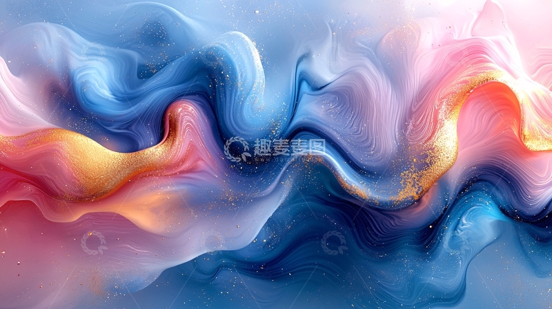 高清大图下载【趣麦麦图】流体艺术