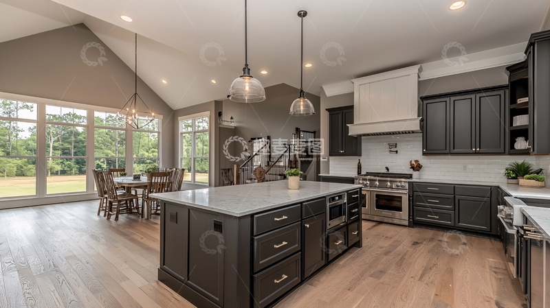 高清大图下载【趣麦麦图】现代开放式厨房设计