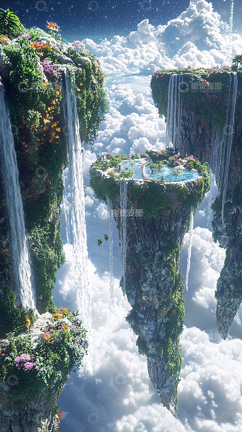 高清大图下载【趣麦麦图】云端仙境