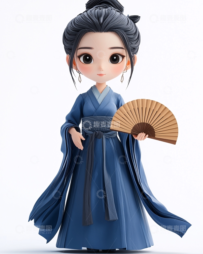 高清大图下载【趣麦麦图】古风少女