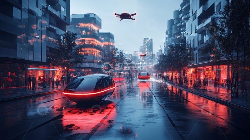 高清大图下载【趣麦麦图】未来都市夜景340