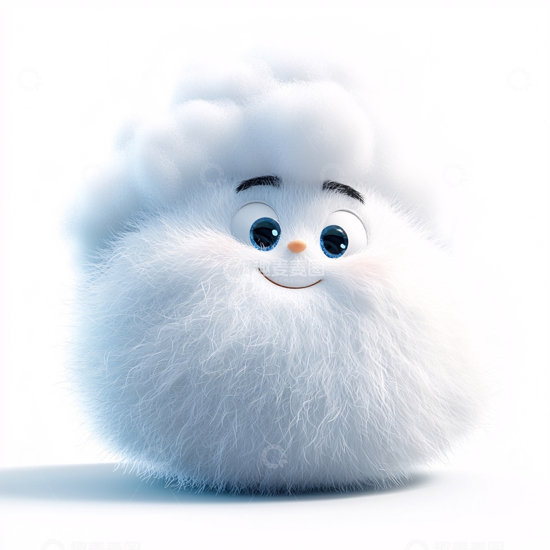 高清大图下载【趣麦麦图】毛茸茸的可爱云朵