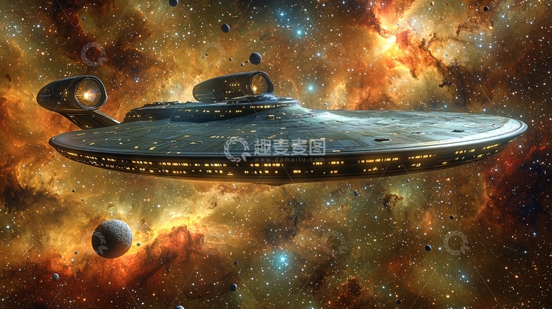 高清大图下载【趣麦麦图】星际迷航飞船宇宙奇观