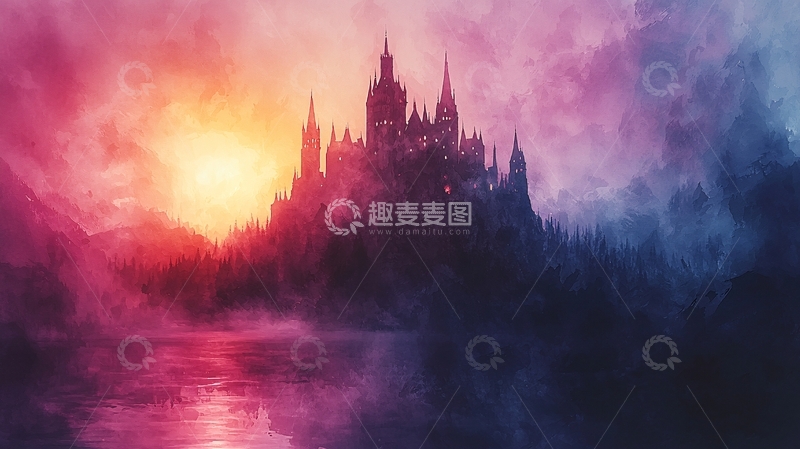 高清大图下载【趣麦麦图】梦幻城堡