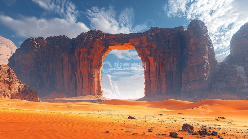 高清大图下载【趣麦麦图】沙漠拱门