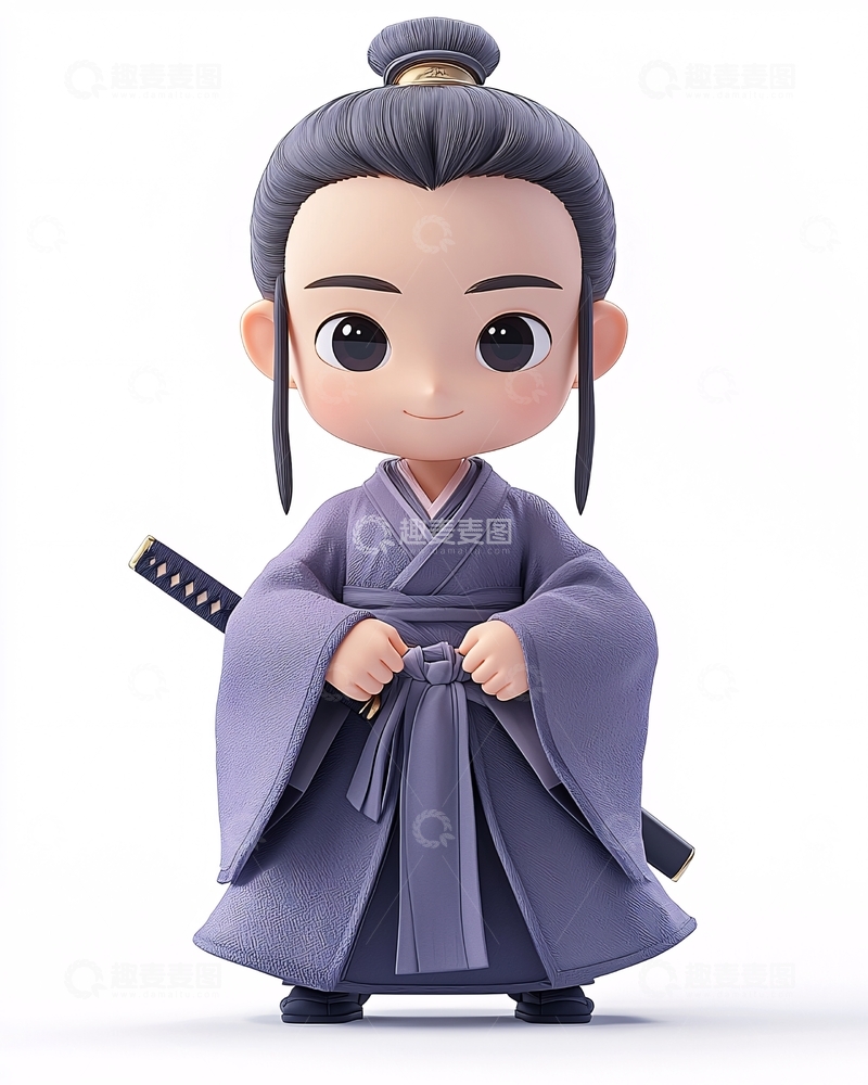 高清大图下载【趣麦麦图】可爱古风男孩子