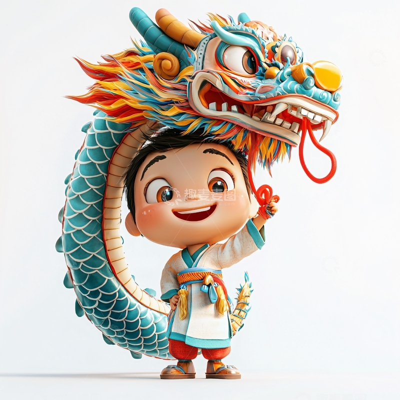 高清大图下载【趣麦麦图】卡通男孩