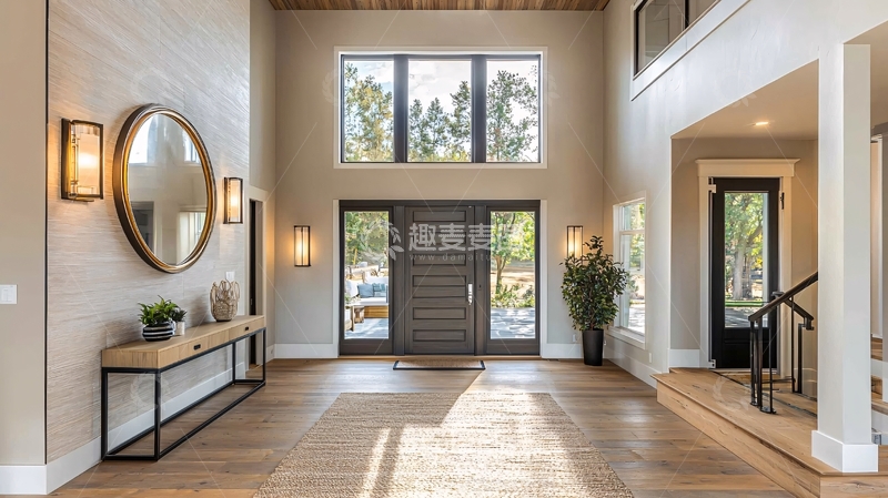 高清大图下载【趣麦麦图】现代简约风格入户玄关