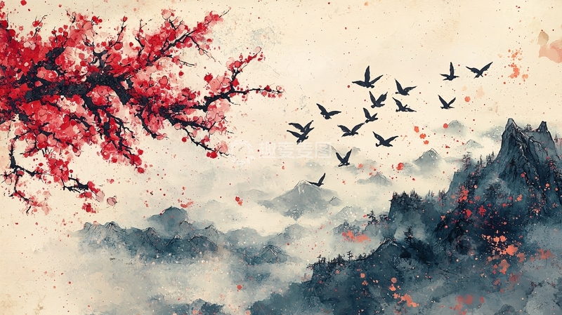 高清大图下载【趣麦麦图】水墨画