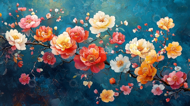 高清大图下载【趣麦麦图】水墨花卉