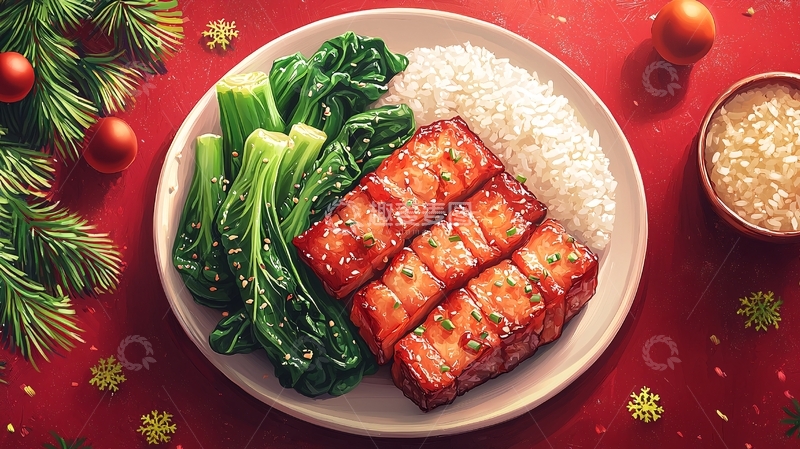 高清大图下载【趣麦麦图】红烧肉2