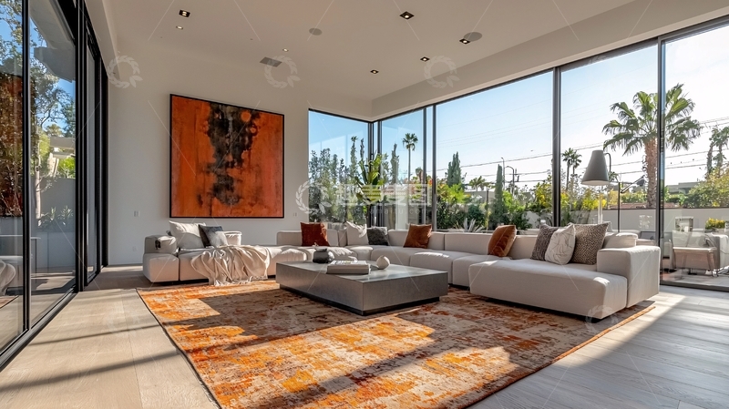 高清大图下载【趣麦麦图】现代简约客厅