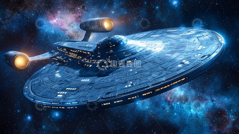 高清大图下载【趣麦麦图】星际迷航企业号飞船