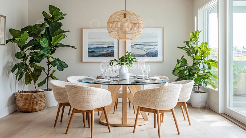 高清大图下载【趣麦麦图】现代简约轻奢餐厅