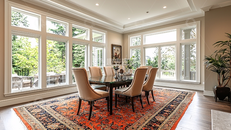 高清大图下载【趣麦麦图】明亮宽敞的餐厅景色