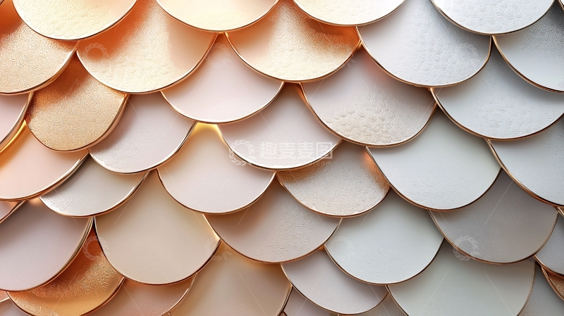 高清大图下载【趣麦麦图】鱼鳞纹理