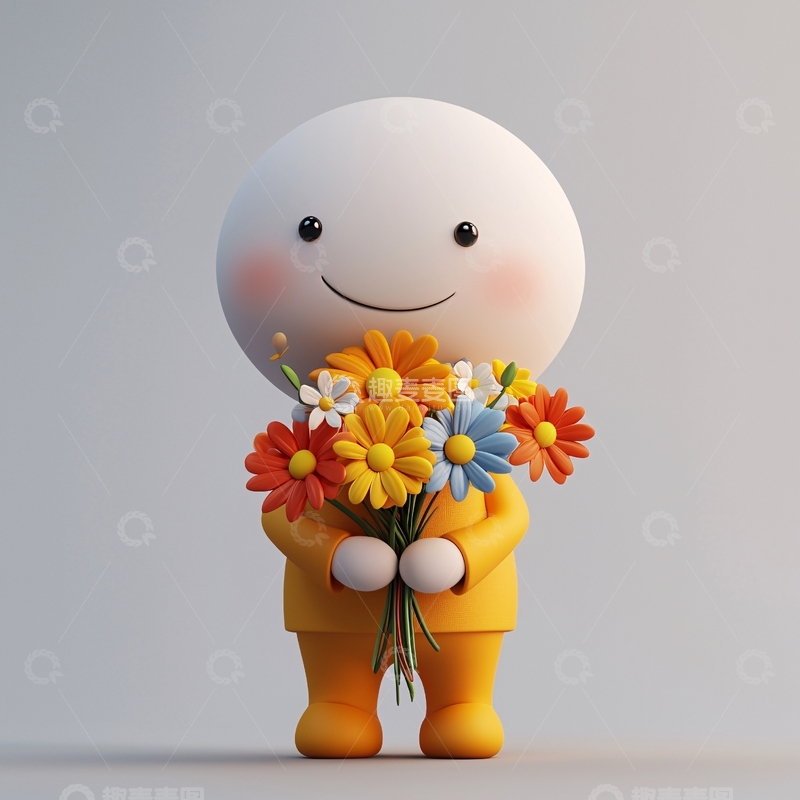 高清大图下载【趣麦麦图】可爱卡通人物