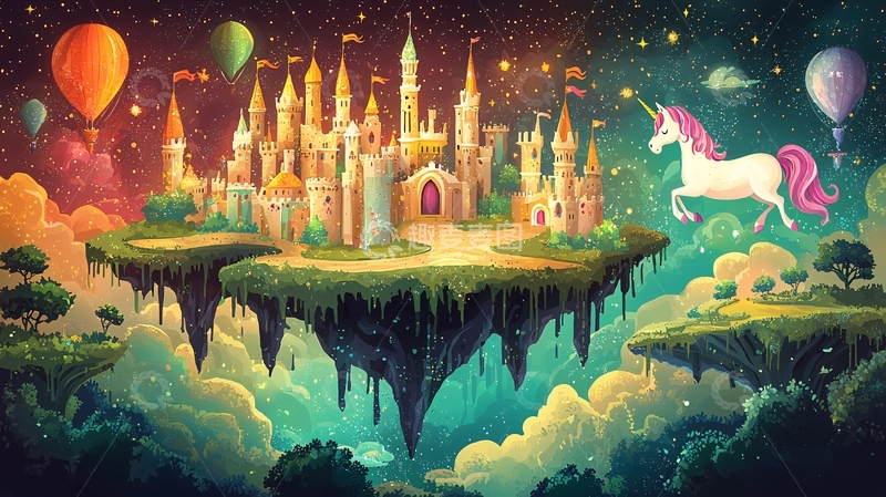 高清大图下载【趣麦麦图】梦幻城堡