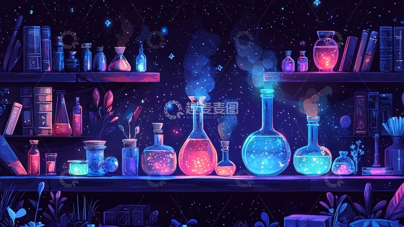 高清大图下载【趣麦麦图】魔法药剂