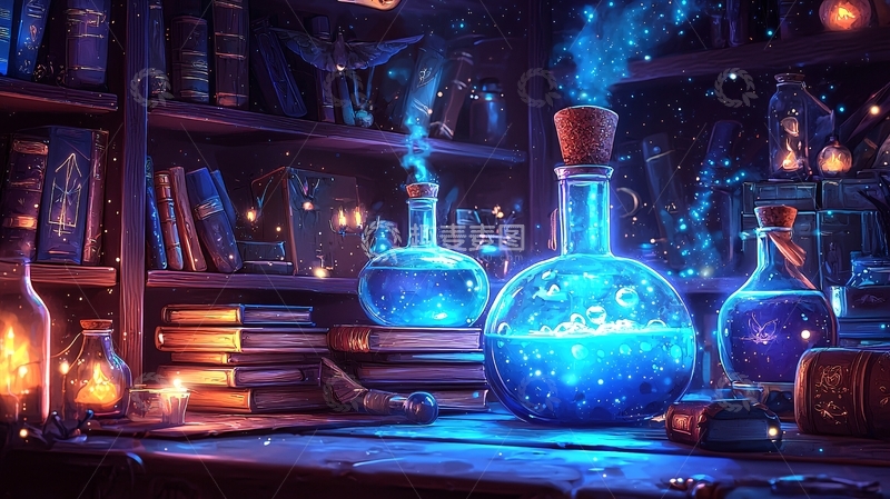 高清大图下载【趣麦麦图】魔法药水