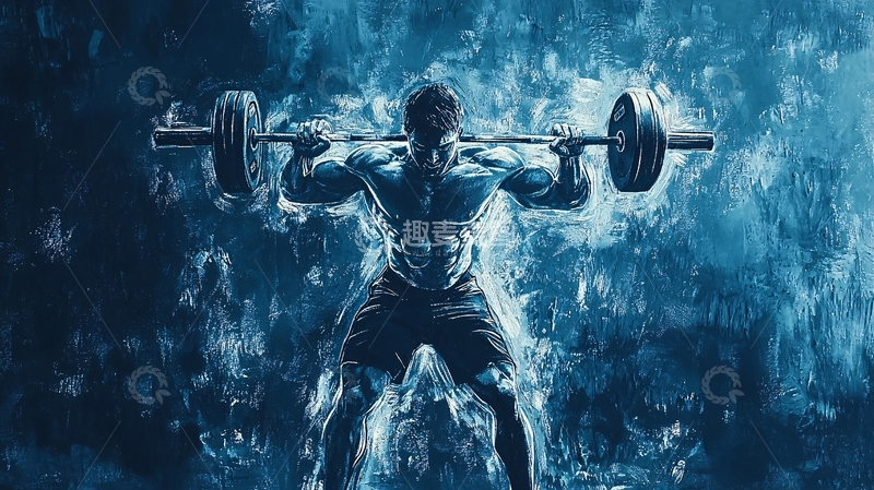 高清大图下载【趣麦麦图】力量举
