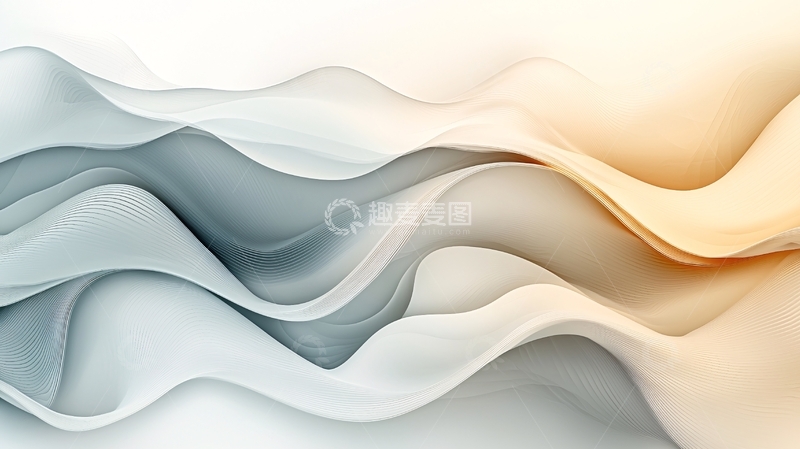 高清大图下载【趣麦麦图】抽象波浪