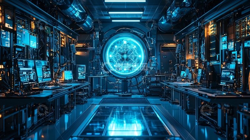 高清大图下载【趣麦麦图】未来科技实验室