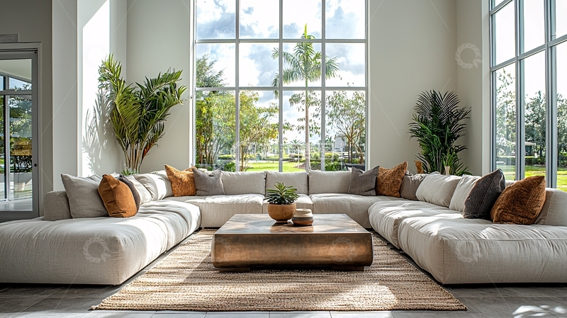 高清大图下载【趣麦麦图】现代简约客厅