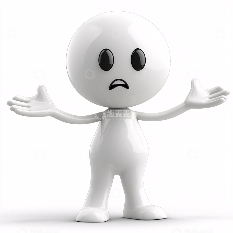 高清大图下载【趣麦麦图】困惑的表情