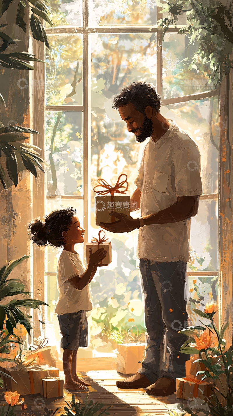 高清大图下载【趣麦麦图】父亲节